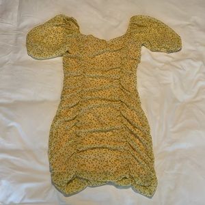 All in Favor Sasha Ruched Mini Dress